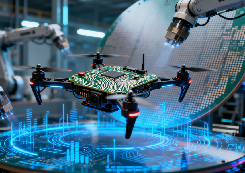 无人机飞控与半导体技术分析及合明科技半导体器件清洗介绍